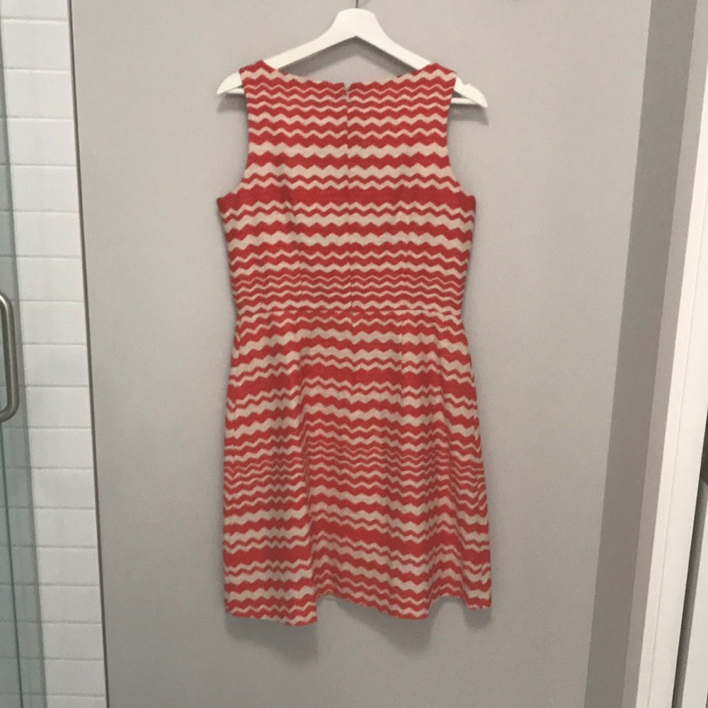 Red & Cream Stripped Dress - Picture 2 of 4